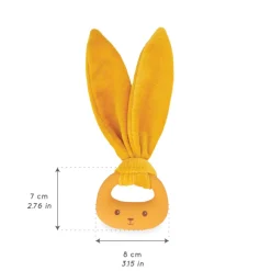 Kaloo Anneau de dentition en silicone lapin - Ocre< Toute La Sélection D'idées Cadeaux|Anneaux De Dentition