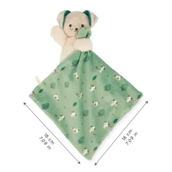 Kaloo Doudou chien Carré douceur Vert< Doudou Polyester Recyclé|Doudou Animal
