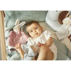Kaloo Doudou coton bio lapin Rose< Doudou Coton Bio|Doudou Rose