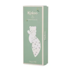 Kaloo Doudou lapin Carré douceur Blanc délicat< Doudou Polyester Recyclé|Doudou Lapin