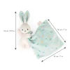 Kaloo Doudou lapin Carré douceur Bouquet d'agrumes< Doudou Polyester Recyclé|Doudou Lapin