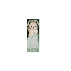 Kaloo Doudou lapin Carré douceur Bouquet d'agrumes< Doudou Polyester Recyclé|Doudou Lapin