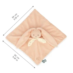 Kaloo Doudou lapin Pêche - Lapinoo 30 cm< Doudou Rose|Doudou Lapin