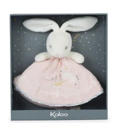 Kaloo Doudou lapin rond Rose< Doudou Rose|Doudou Lapin