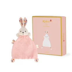 Kaloo Doudou lapin Rose Coquelicot< Doudou Rose|Doudou Lapin