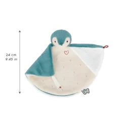 Kaloo Doudou manchot Vert< Doudou Animal