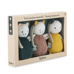 Kaloo Doudous sensoriels pour bébé (Set de 3)< Jouets D'éveil|Doudou Animal