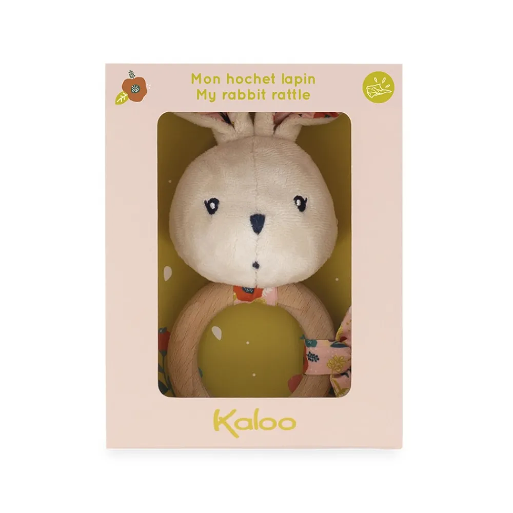 Kaloo Hochet lapin Coquelicot< Hochets