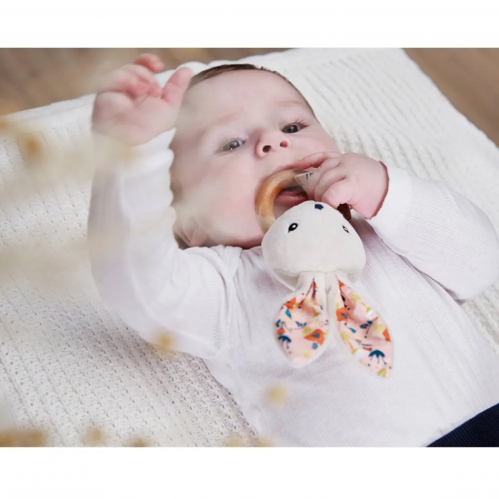 Kaloo Hochet lapin Coquelicot< Hochets