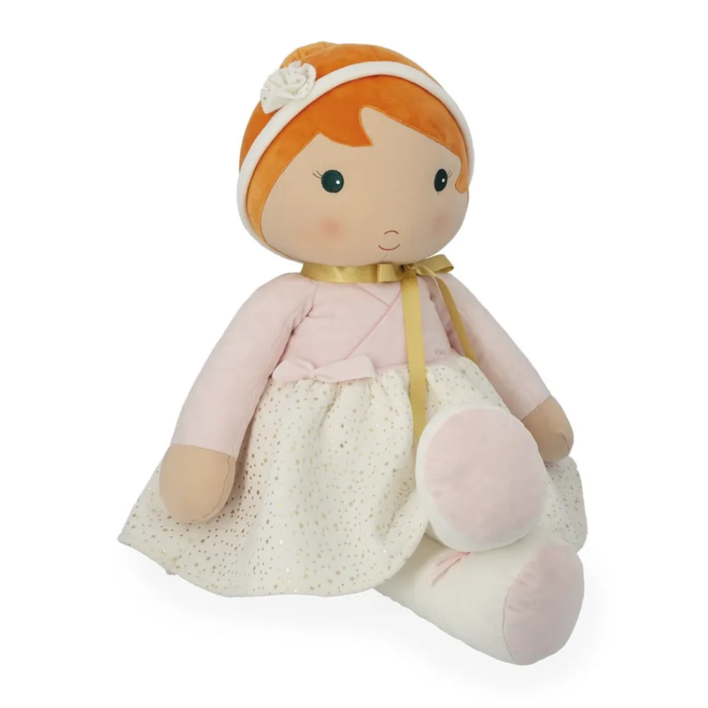 Kaloo Ma première poupée en tissu Valentine - 80 cm< Poupée En Tissu 40 Cm Et +