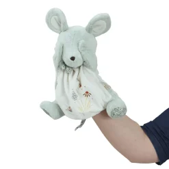 Kaloo Marionnette souris verte< Doudou Souris