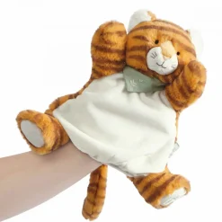Kaloo Marionnette tigre Papaye< Marionnettes|Doudou Animal