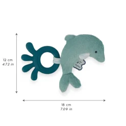 Kaloo Mon anneau de dentition en silicone - Dauphin< Toute La Sélection D'idées Cadeaux|Anneaux De Dentition