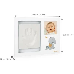 Kaloo Mon cadre à souvenirs - Photo et empreinte< Toute La Sélection D'idées Cadeaux|Empreinte Et Souvenir Bébé