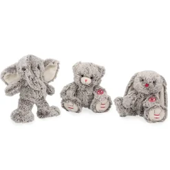 Kaloo Ours en peluche Gris prestige Maé - 24 cm< Ours En Peluche