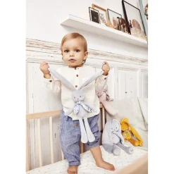 Kaloo Pantin lapin Bleu - 25 cm< Peluche Lapin|Doudou Bleu
