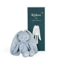 Kaloo Pantin lapin Bleu - 35 cm< Peluche Lapin|Doudou Bleu
