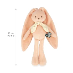 Kaloo Pantin lapin Pêche - 25 cm< Peluche Rose|Peluche Lapin