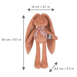 Kaloo Pantin lapin Terracotta - 35 cm< Doudou Lapin|Peluche Rose