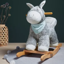 Kaloo Peluche à bascule ânon Régliss'< Déco & Mobilier|Peluche Âne