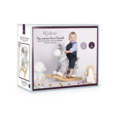Kaloo Peluche à bascule ânon Régliss'< Déco & Mobilier|Peluche Âne