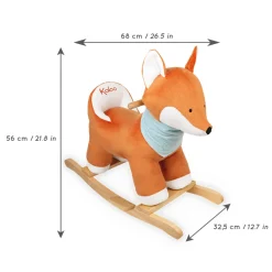 Kaloo Peluche à bascule renard Paprika< Déco & Mobilier|Peluches À Bascule