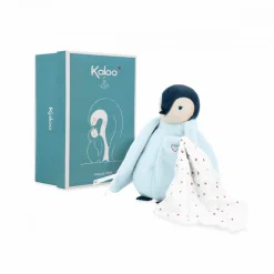 Kaloo Peluche à bisous manchot Bleu< Peluche Bleue|Peluche Manchot