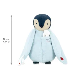 Kaloo Peluche à bisous manchot Bleu< Peluche Bleue|Peluche Manchot