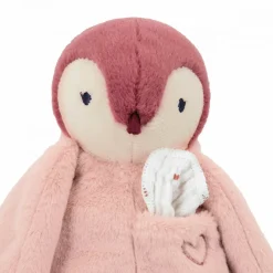Kaloo Peluche à bisous manchot Rose< Peluche Rose|Peluche Manchot