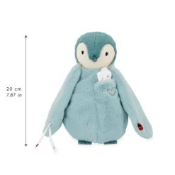 Kaloo Peluche à bisous manchot Vert< Peluche Manchot|Peluche Animaux