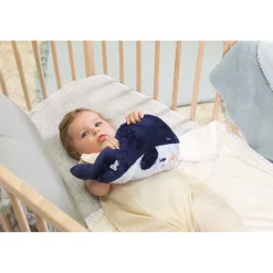 Kaloo Peluche bouillotte chaud et froid Baleine< Peluche Animaux|Peluche Bouillotte
