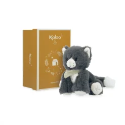 Kaloo Peluche chat Chamallow - 13 cm< Peluche Animaux