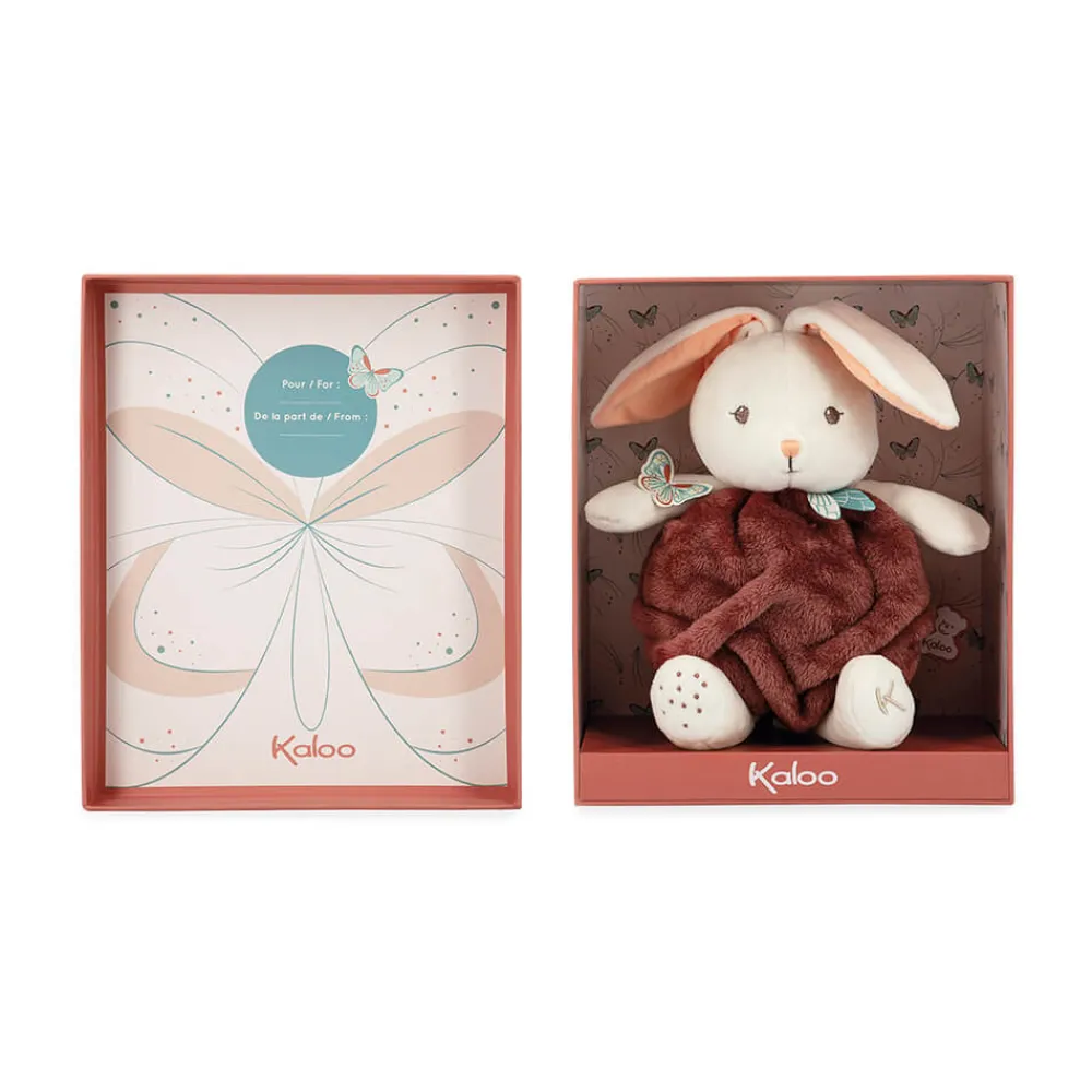 Kaloo Peluche lapin Bulle d'Amour Cannelle - 23 cm< Peluche Lapin
