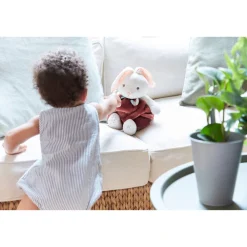 Kaloo Peluche lapin Bulle d'Amour Cannelle - 30 cm< Peluche Lapin