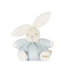 Kaloo Peluche lapin Patapouf Bleu - 15 cm< Peluche Lapin|Peluche Bleue