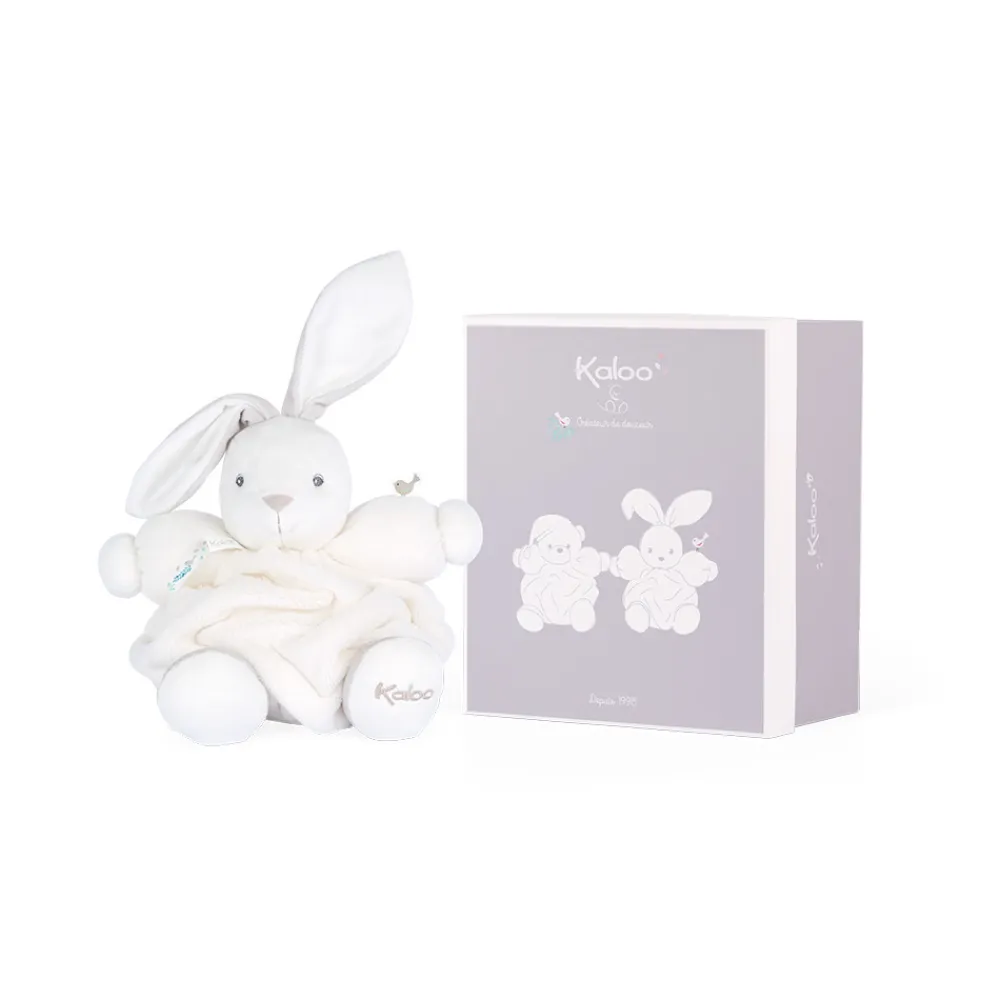 Kaloo Peluche lapin Patapouf Ivoire - 25 cm< Peluche Lapin