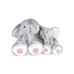 Kaloo Peluche éléphant Gris prestige Noa - 55 cm< Peluche Animaux
