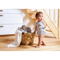 Kaloo Peluche musicale lapin Gris prestige Léo< Peluches Musicales|Peluche Lapin
