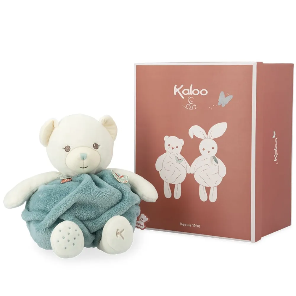Kaloo Peluche ourson Bulle d'Amour Vert - 30 cm< Ours En Peluche