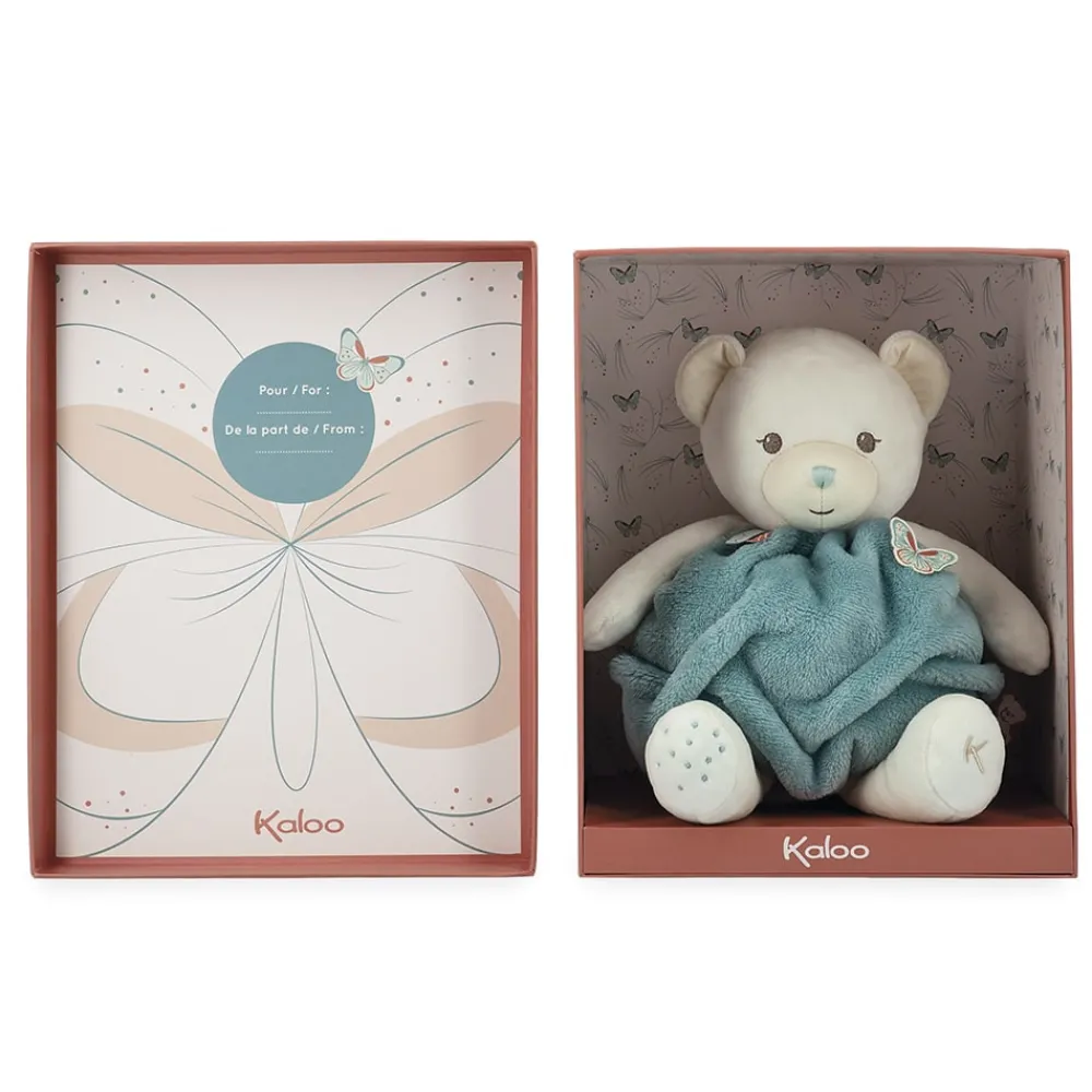 Kaloo Peluche ourson Bulle d'Amour Vert - 30 cm< Ours En Peluche