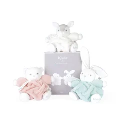 Kaloo Peluche ourson Patapouf Rose poudré - 20 cm< Peluche Rose|Ours En Peluche