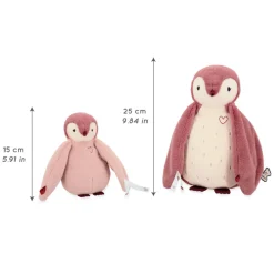 Kaloo Peluches manchots câlins Roses< Peluche Rose|Peluche Manchot